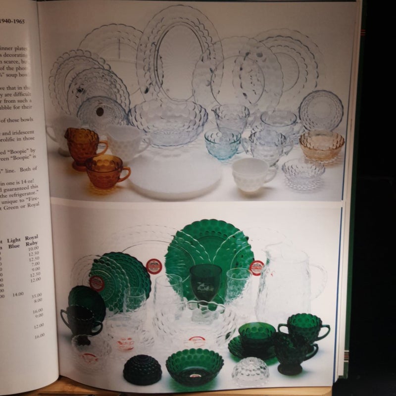 Collectible Glassware from the 40s, 50s and 60s