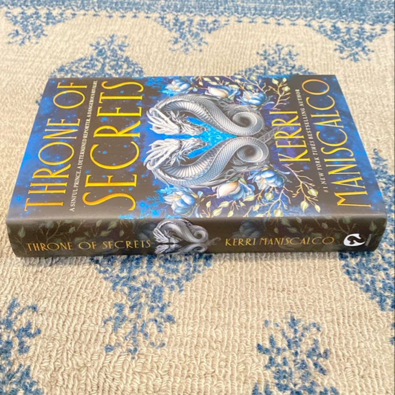 UK 1st Edition Throne of Secrets by Kerri Maniscalco