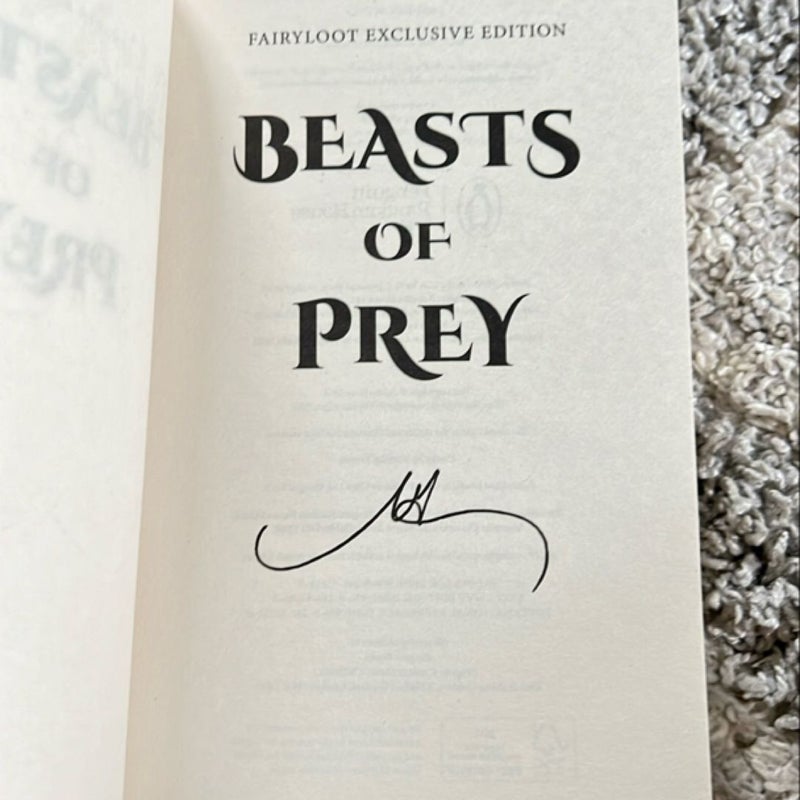 Beasts of Prey *SIGNED*