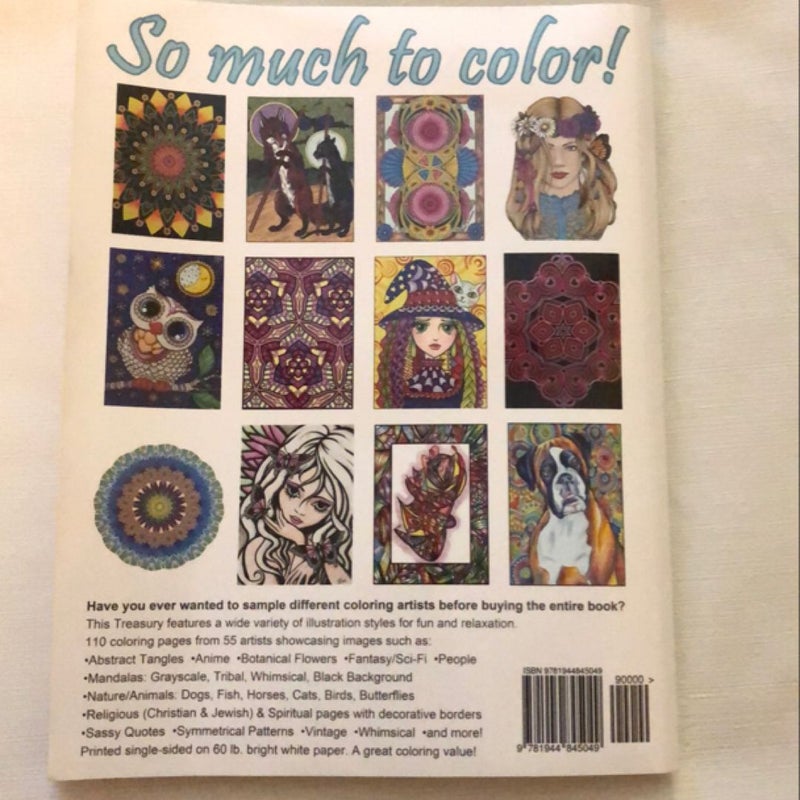 Adult Coloring Book Treasury