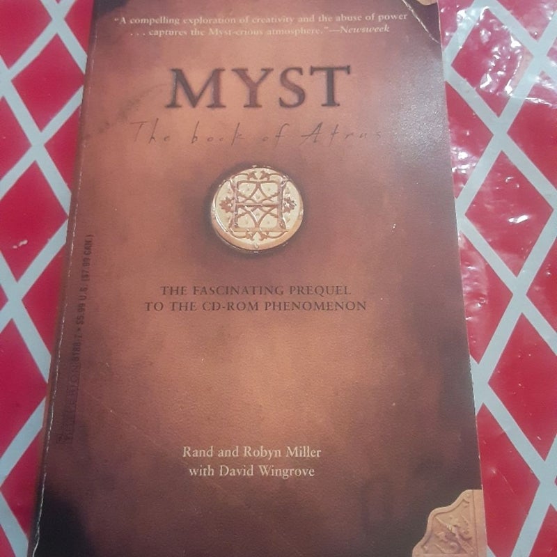 Myst book of Atras paperback book