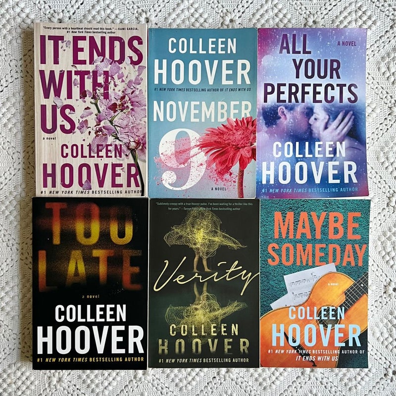 Colleen Hoover 6 Book BUNDLE 