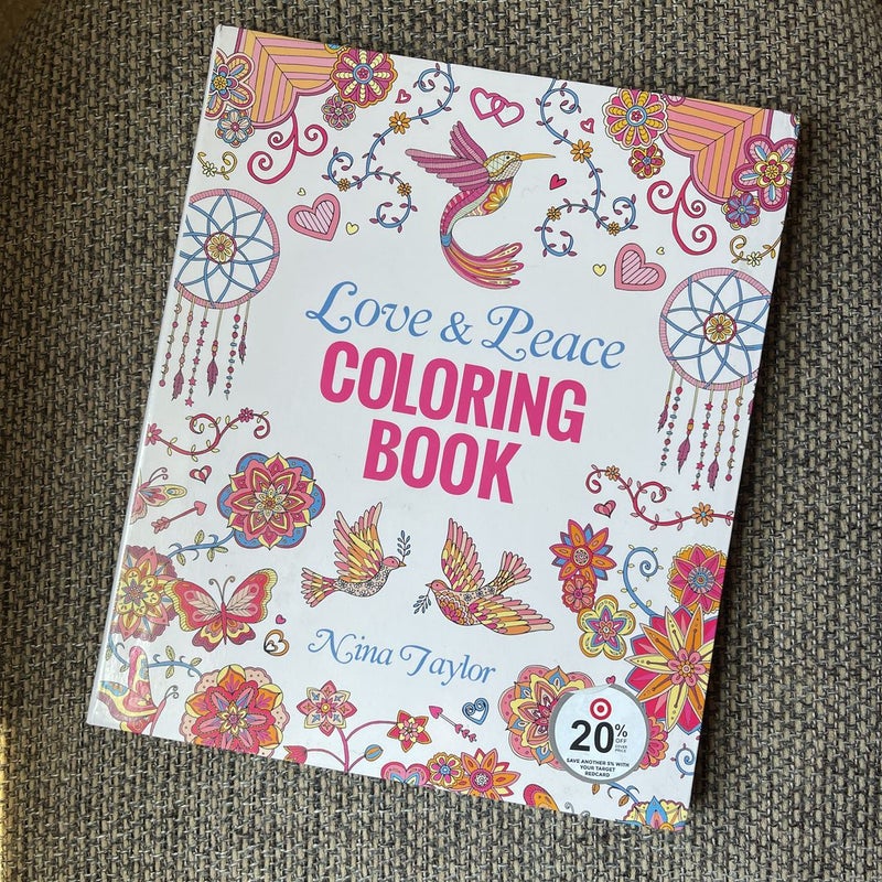 Love and Peace Coloring Book