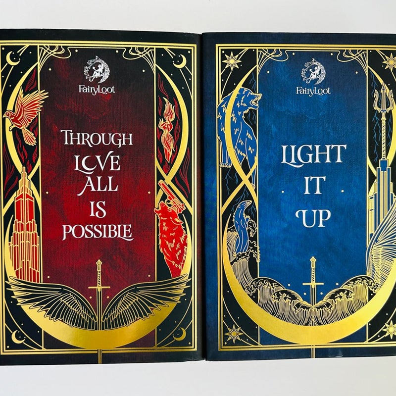 Fairyloot Crescent City Set House of Earth and Blood Sky Breath Sarah J. Maas