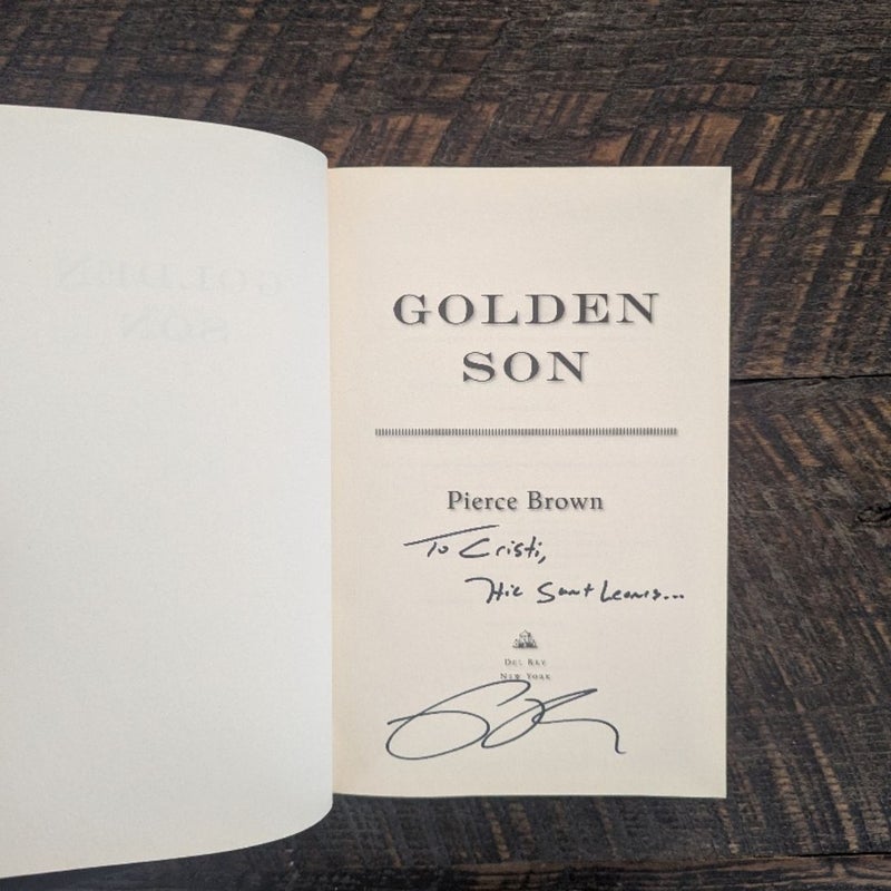 Golden Son - SIGNED 1st Edition/3rd Printing