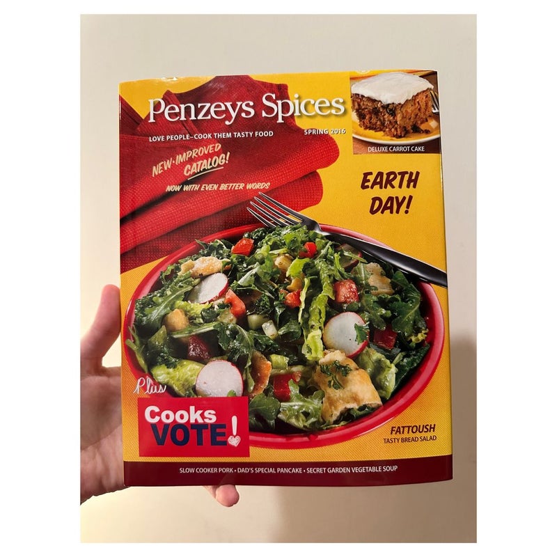 Penzeys Spices Spring 2016 Earth Day Special Catalog/Cookbook