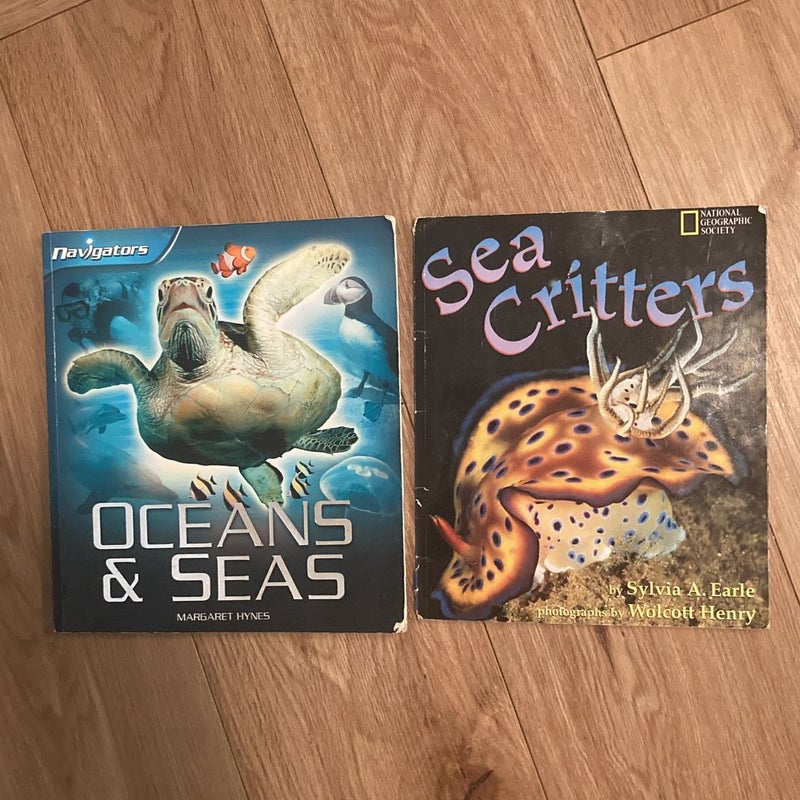 Bundle of (7) Nonfiction Ocean Paperbacks for Kids