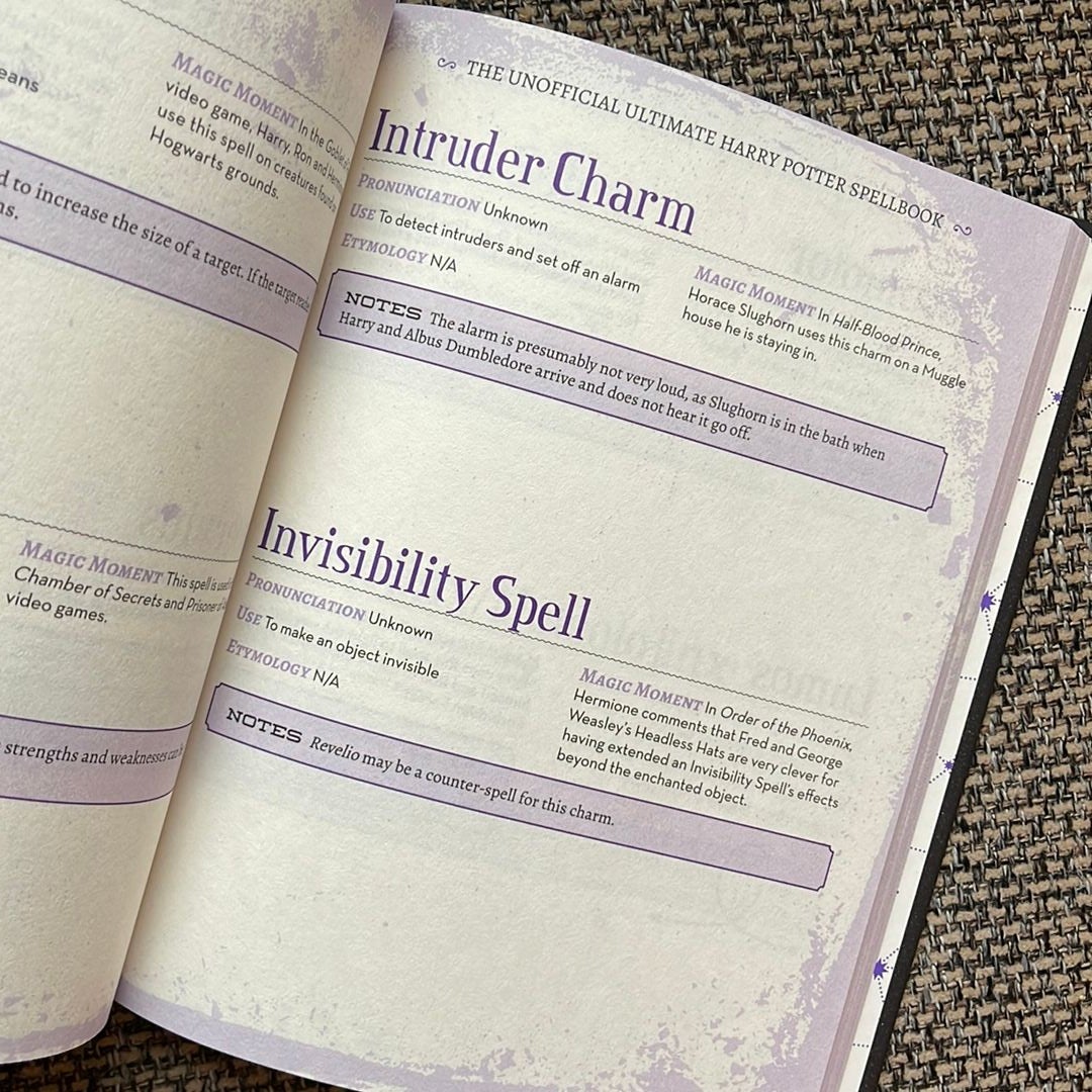 The Unofficial Ultimate Harry Potter Spellbook By Media Lab Books