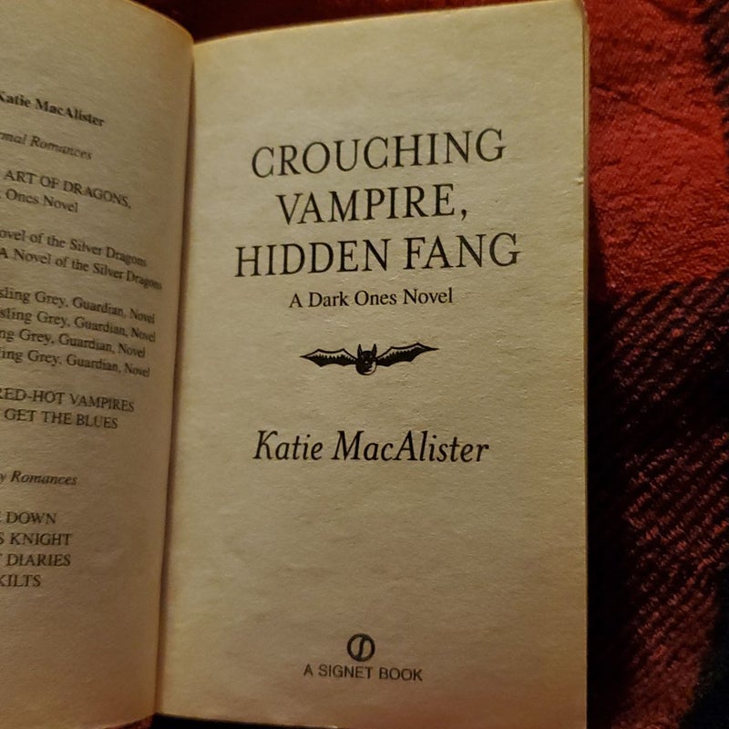 Crouching Vampire, Hidden Fang