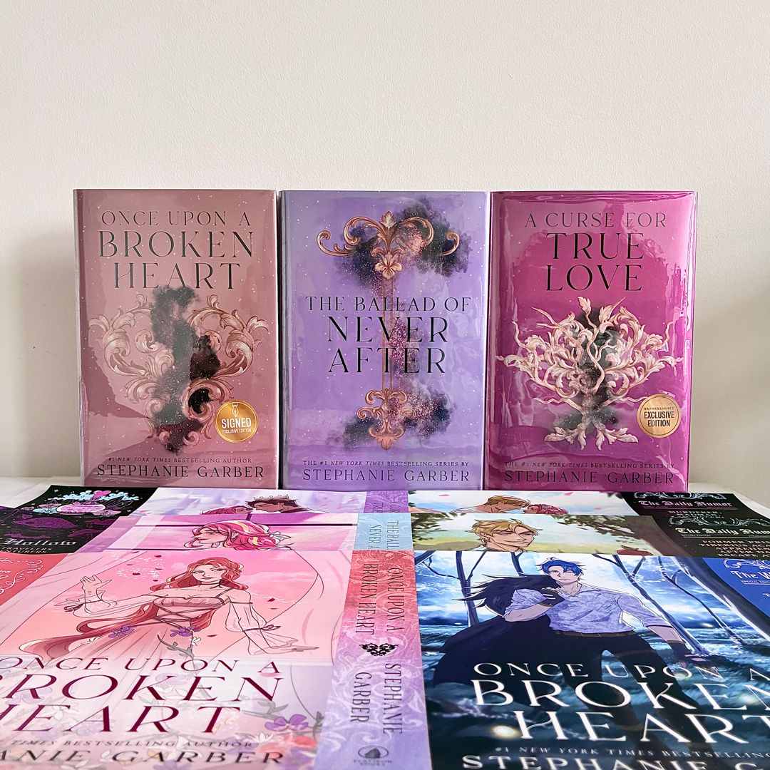 SIGNED Once Upon a Broken Heart Trilogy B&N EXCLUSIVE w/ Bonus Content & Preorder Dust Jackets 