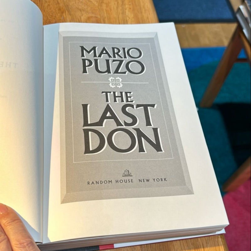 1st ed.\2nd * The Last Don