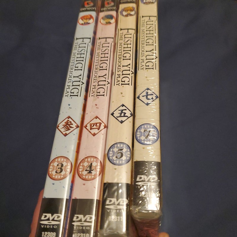 Fushigi Yugi DVDS 3,4,5,7