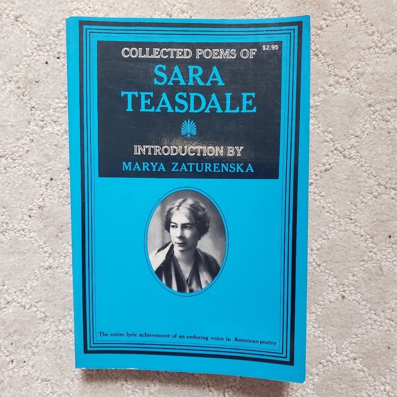 Collected Poems of Sara Teasdale (3rd Printing, 1974)
