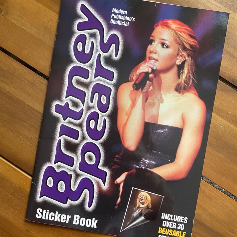 Vintage Britney Spears Sticker Book