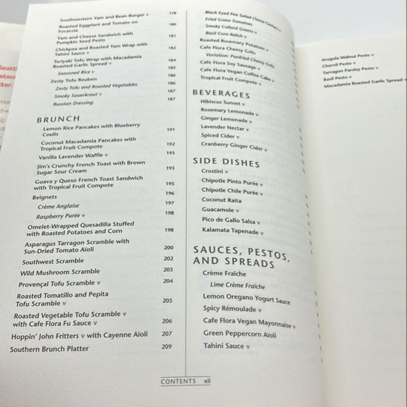 Cafe Flora Cookbook     FIRST EDITION