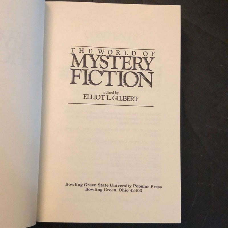 The WORLD of MYSTERY FICTION 