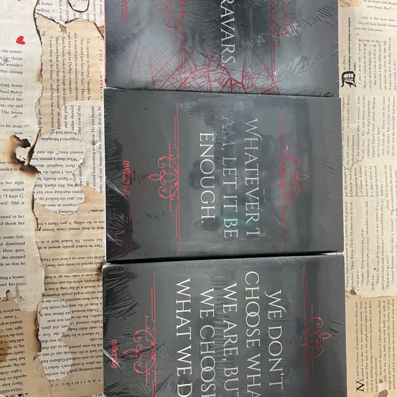 Owl  crate shades of magic V.E Schwab special edition books 1-3