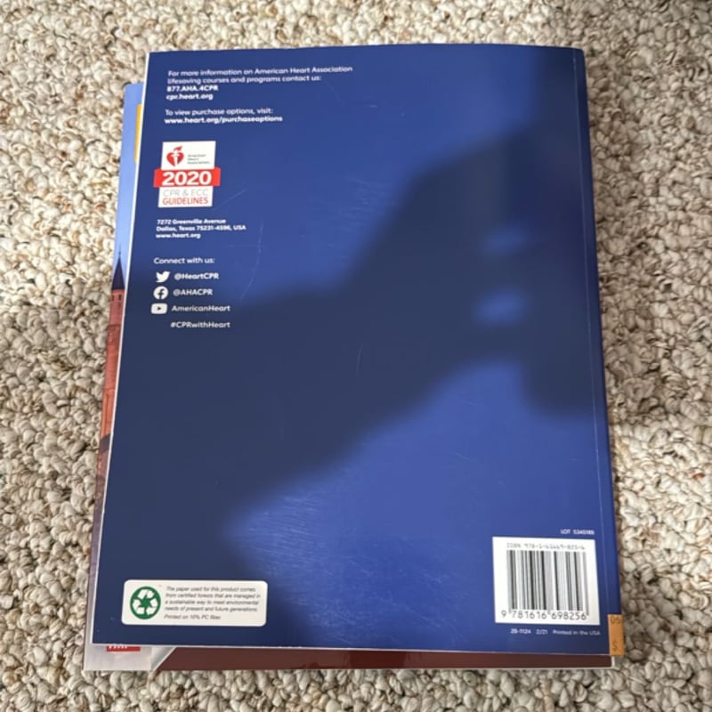 Heartsaver Pediatric First Aid CPR AED Student Workbook by American ...