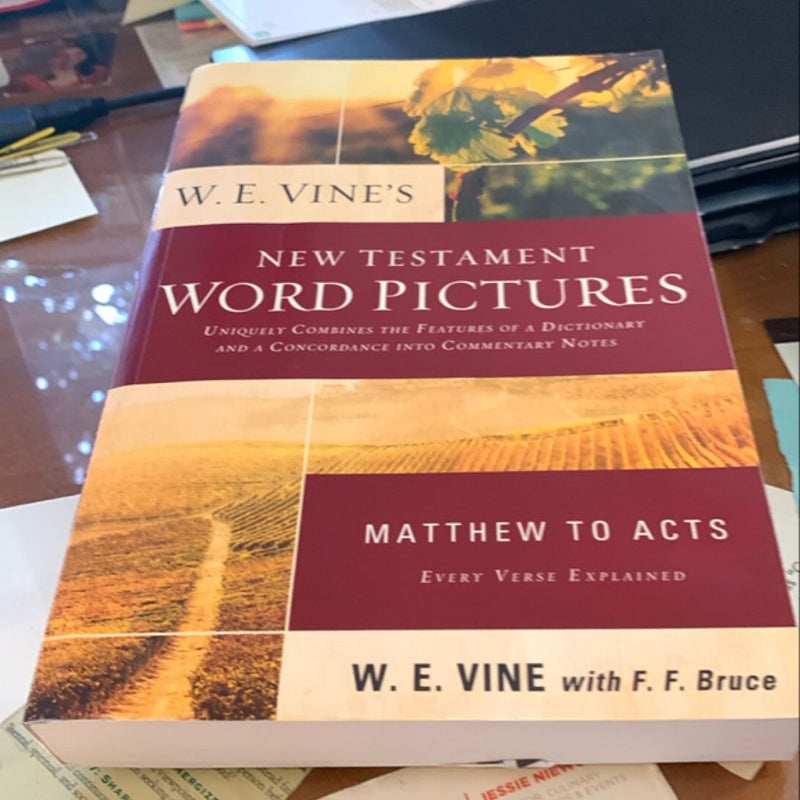 W. E. Vine's New Testament Word Pictures: Matthew to Acts