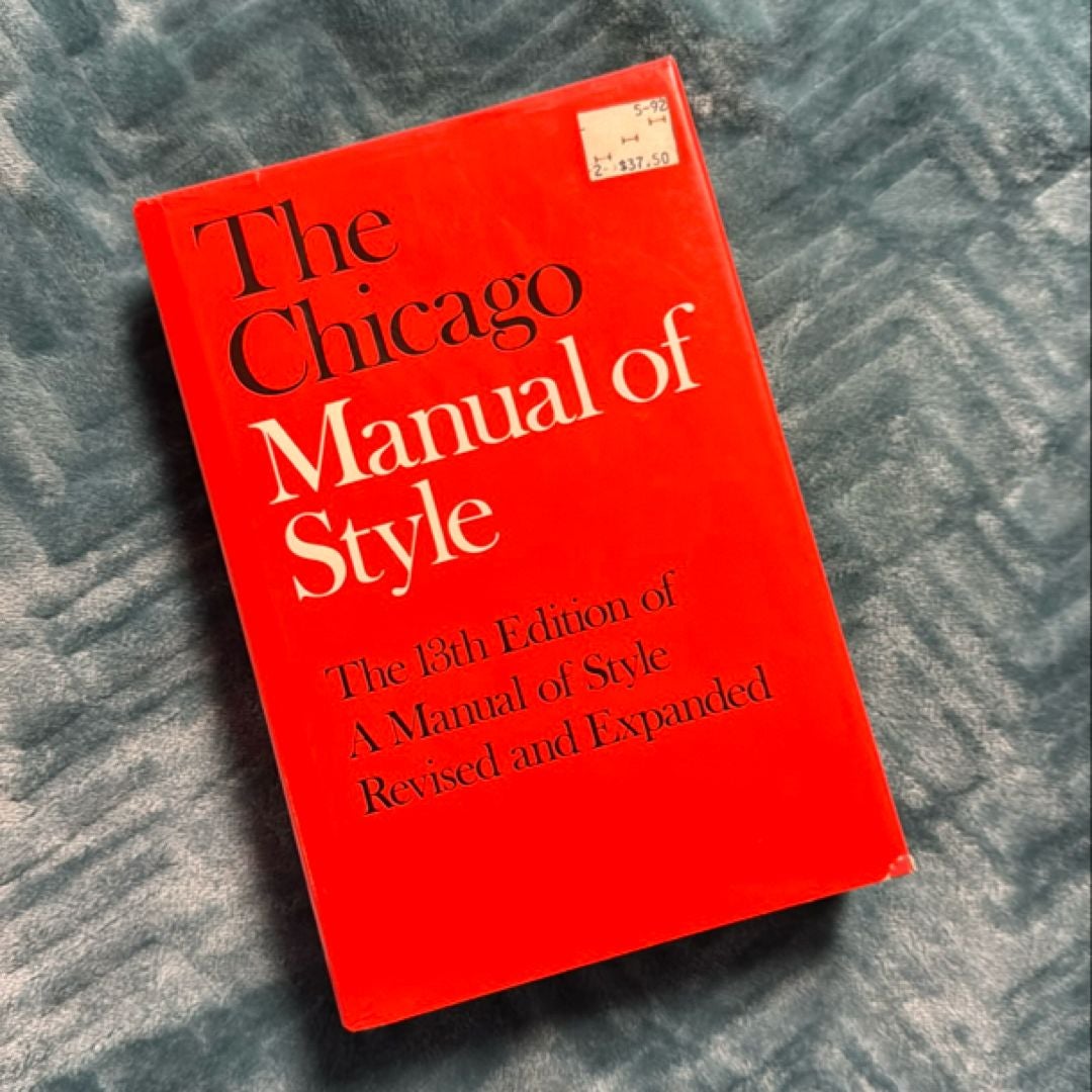 The Chicago Manual of Style
