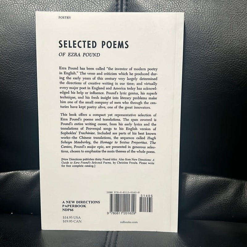 Selected Poems of Ezra Pound