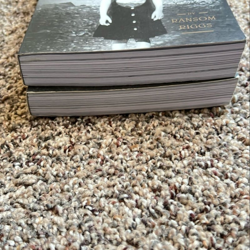 Miss Peregrine's Home for Peculiar Children and Hollow City BOOK LOT