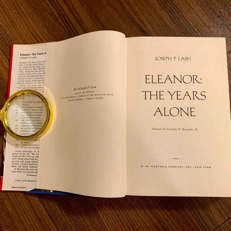 Eleanor:the Years Alone