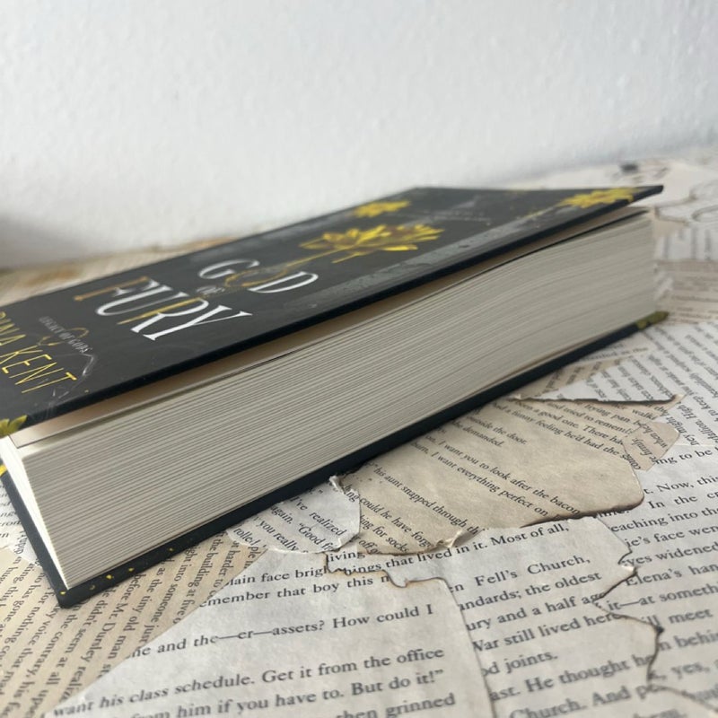 OOP indie god of fury hardcover rina Kent