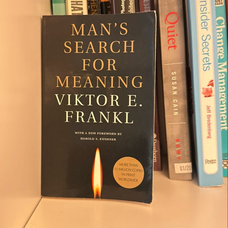 Man's Search for Meaning (OLD EDITION/OUT of PRINT)