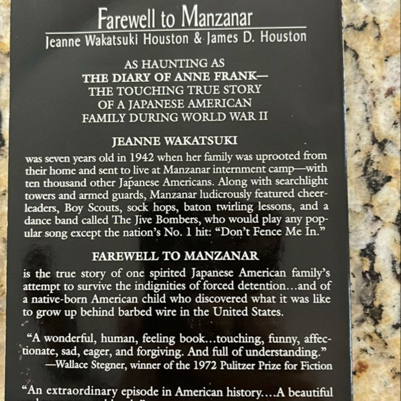 Farewell to Manzanar