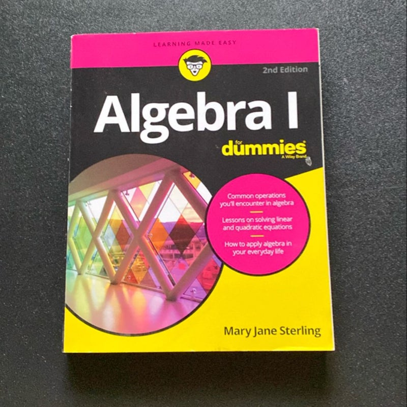 Algebra I for Dummies