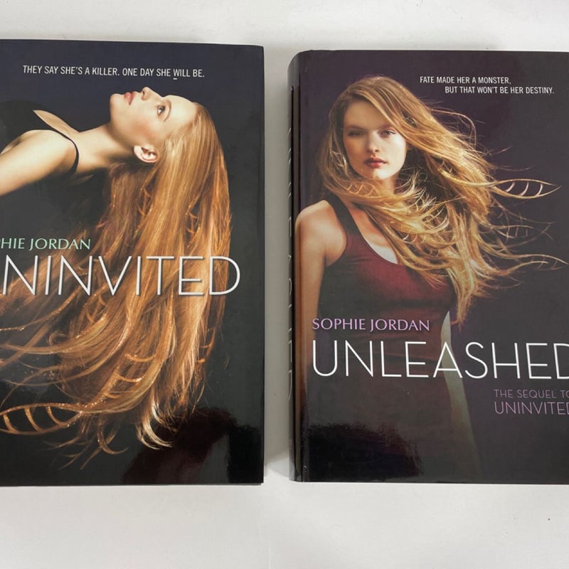 Uninvited and Unleashed Duology Hardcovers Sophie Jordan