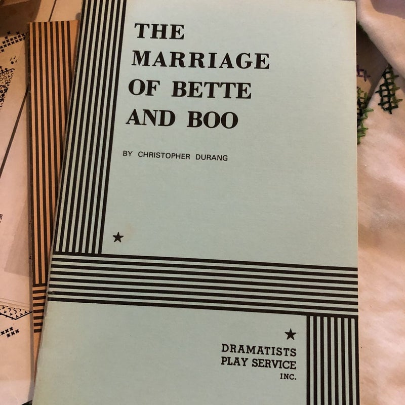 The Marriage of Bette and Boo