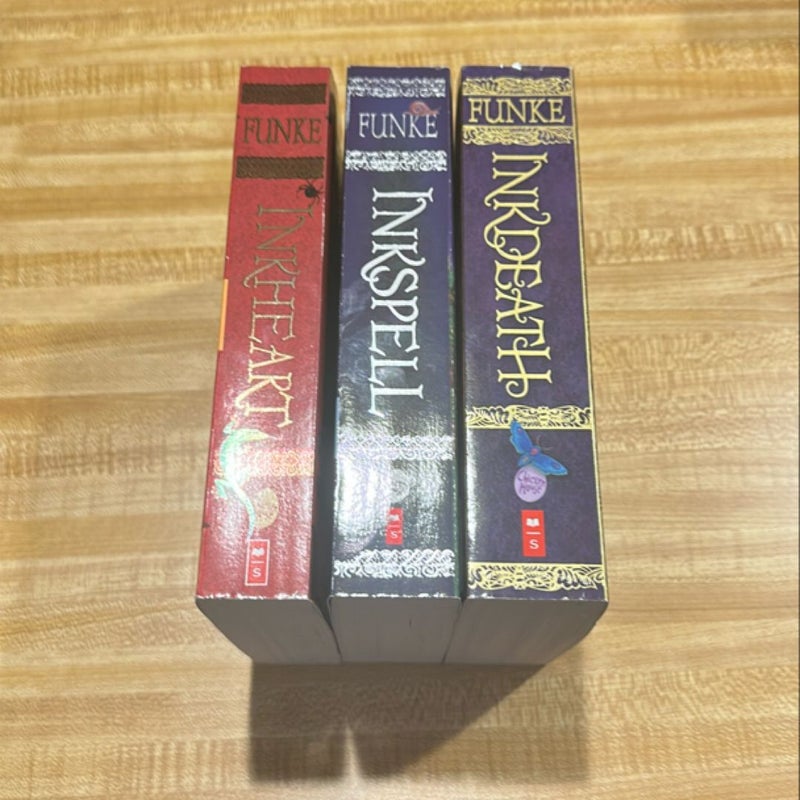 Inkheart, Inkspell, and Inkdeath