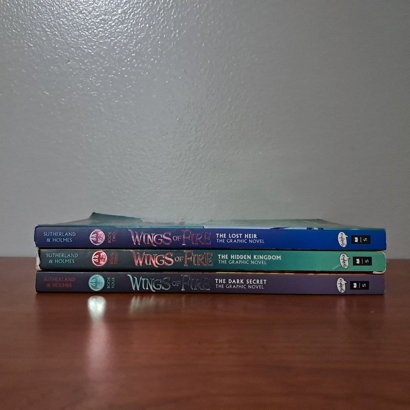 Wings of Fire 2-4 Graphic Novels 