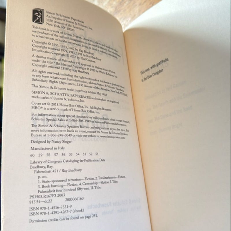 Fahrenheit 451 (banned book)