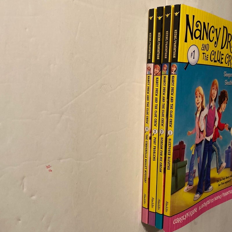 Nancy Drew and the Clue Crew #1, 2, 3 & 4 