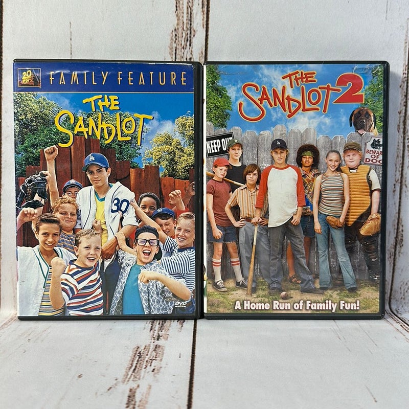 [2] The Sandlot Movies DVD Lot