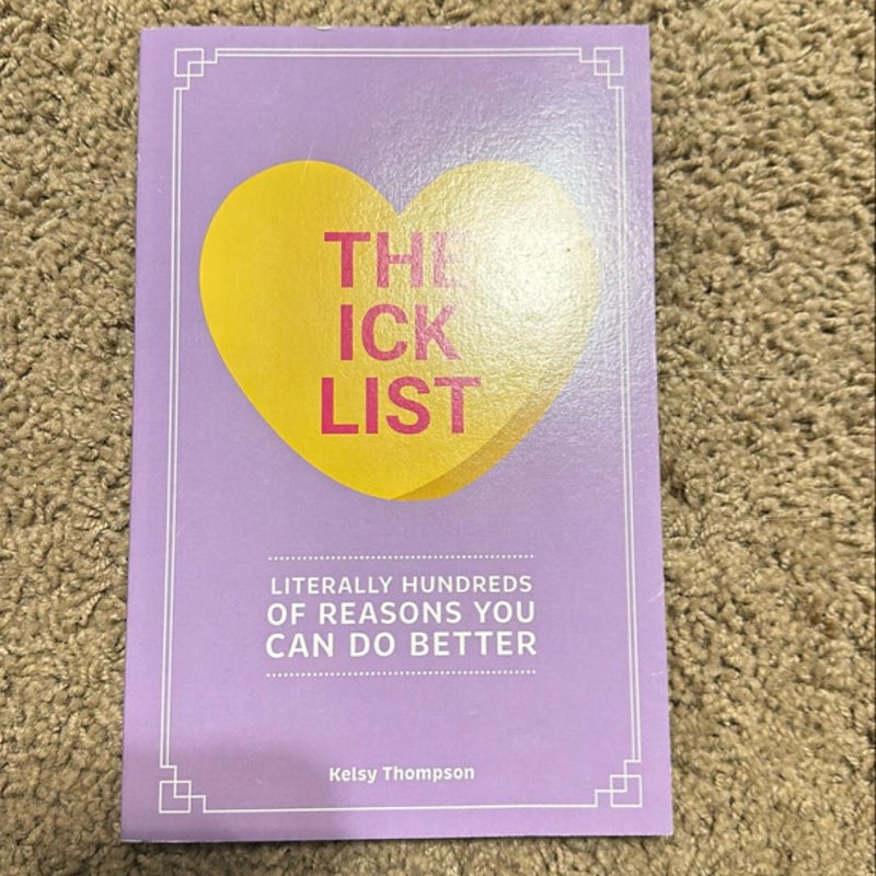 The Ick List