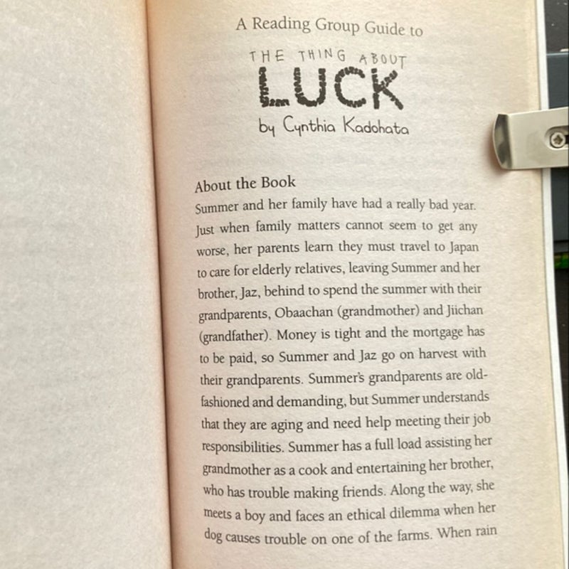 The Thing about Luck