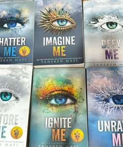Shatter me series (6 main books)