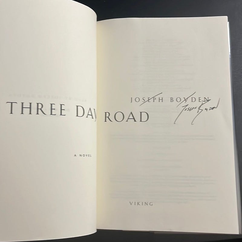 SIGNED First Print - Three Day Road