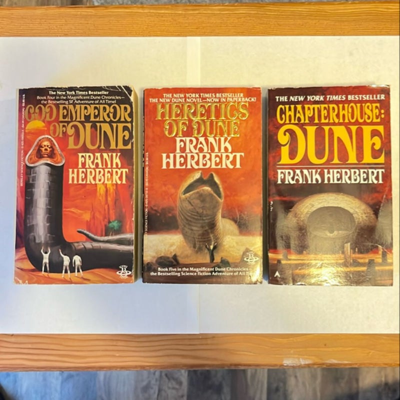 Dune series books 4-6 second trilogy 