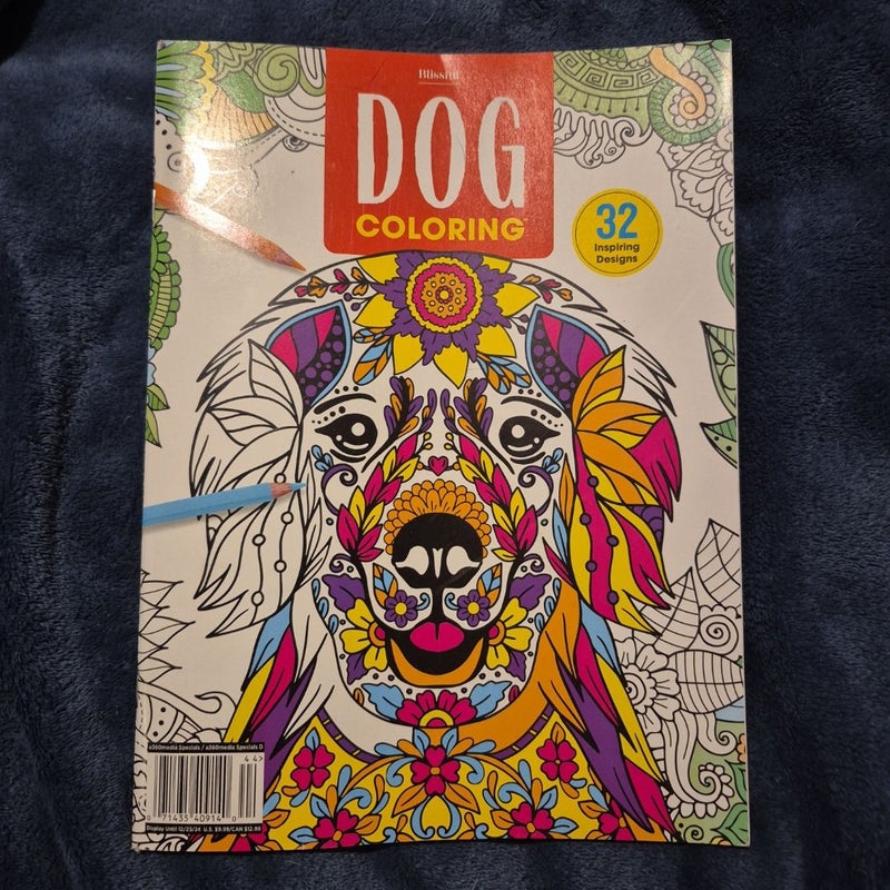 Blissful Dog Coloring Book