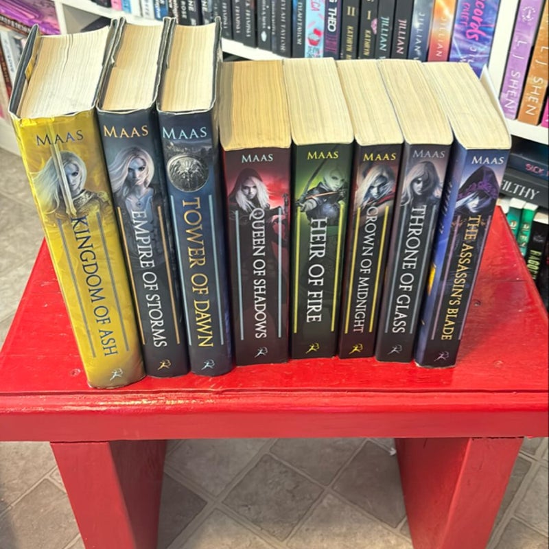 Throne Of Glass book set 