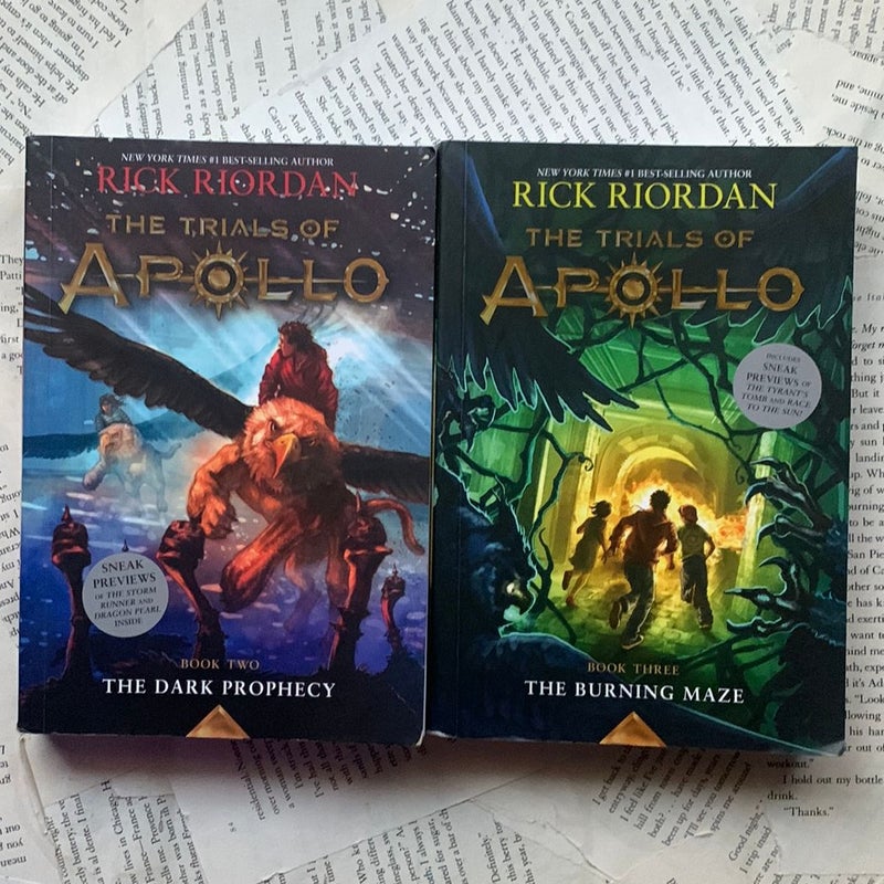 The Trials of Apollo books 2 & 3