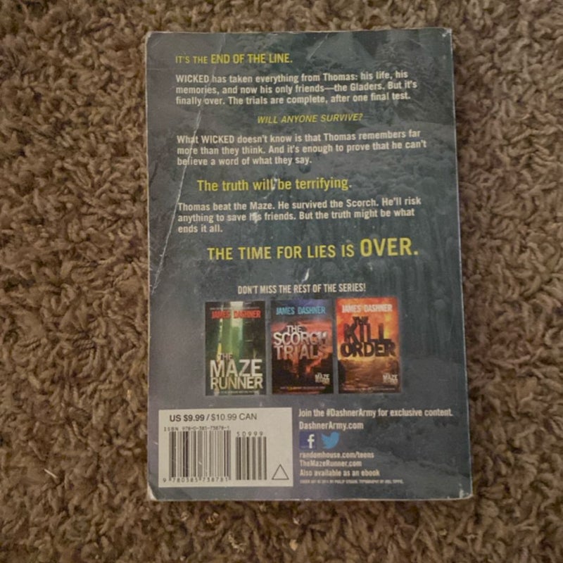 The Death Cure (Maze Runner, Book Three)