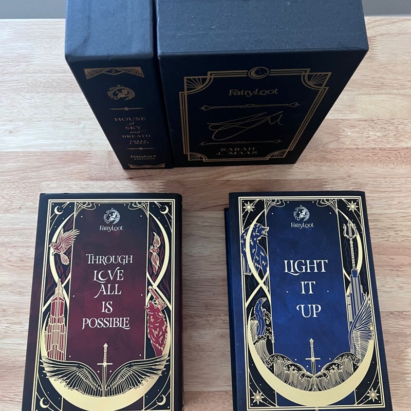 Fairyloot Exclusive House of Earth and Blood, House of Sky and Breath, Crescent City Series