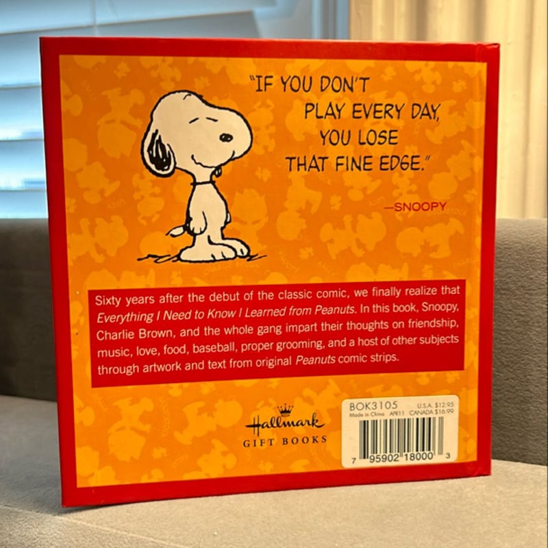 Everything I Need to Know I Learned from Peanuts