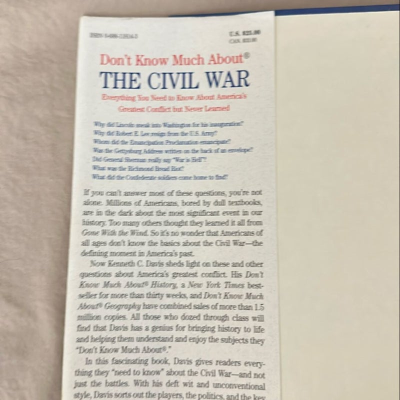 Don't Know Much about the Civil War